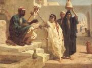 Arab or Arabic people and life. Orientalism oil paintings  249